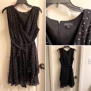 Black & White polka dot dress.